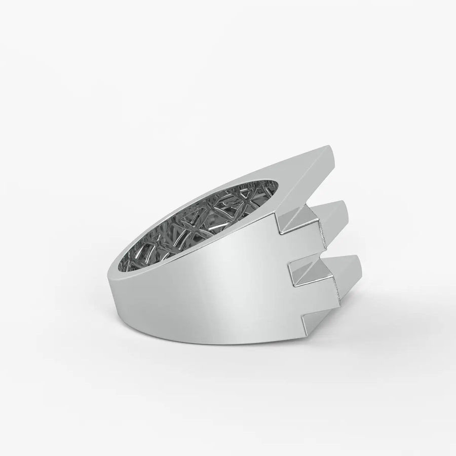 Flowing Wave Statement Ladies Ring