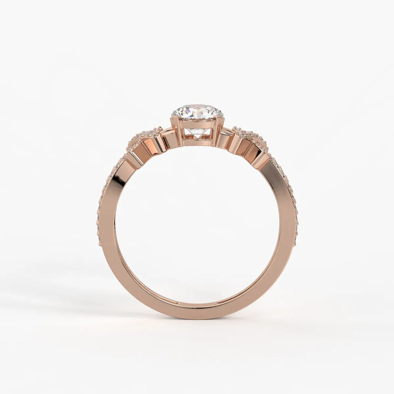 Zenvira Embrace Solitaire Diamond Ring