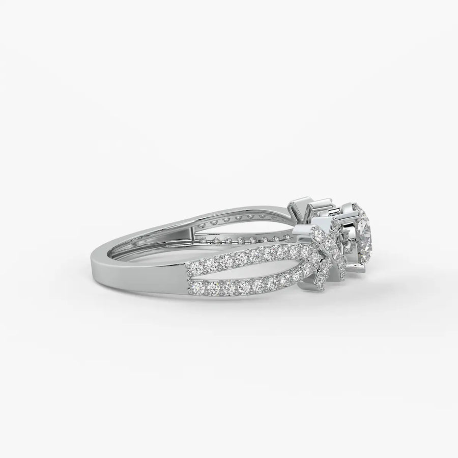 Zenvira Embrace Solitaire Diamond Ring