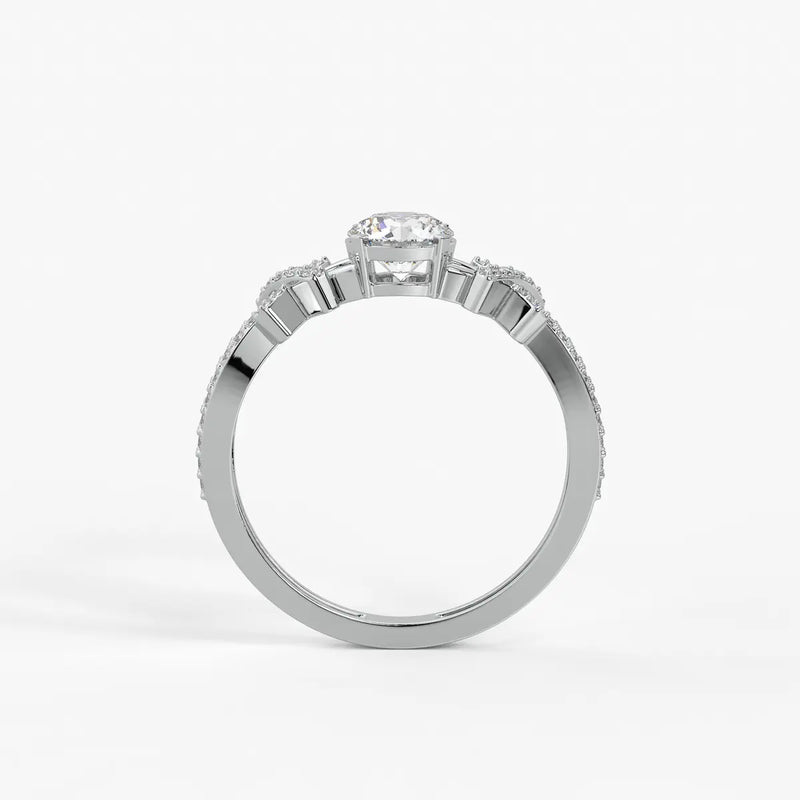 Zenvira Embrace Solitaire Diamond Ring
