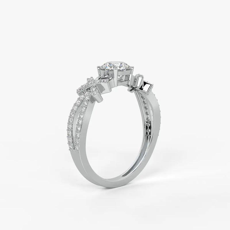 Zenvira Embrace Solitaire Diamond Ring