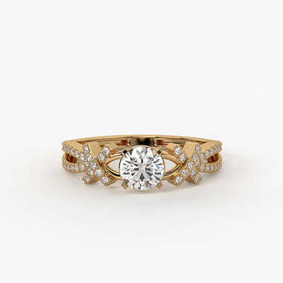 Zenvira Embrace Solitaire Diamond Ring