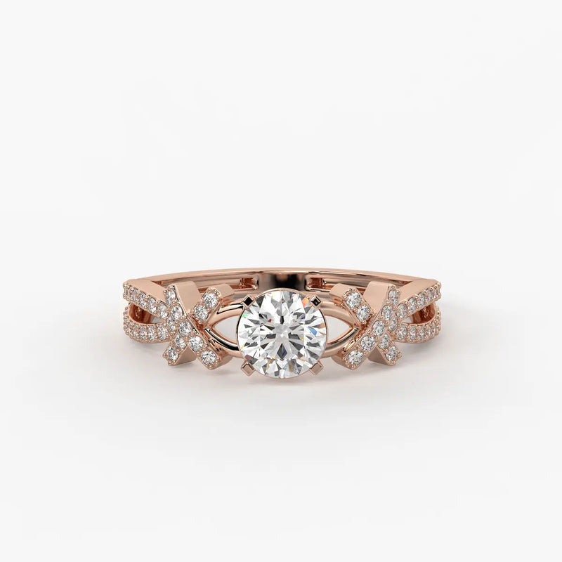 Zenvira Embrace Solitaire Diamond Ring