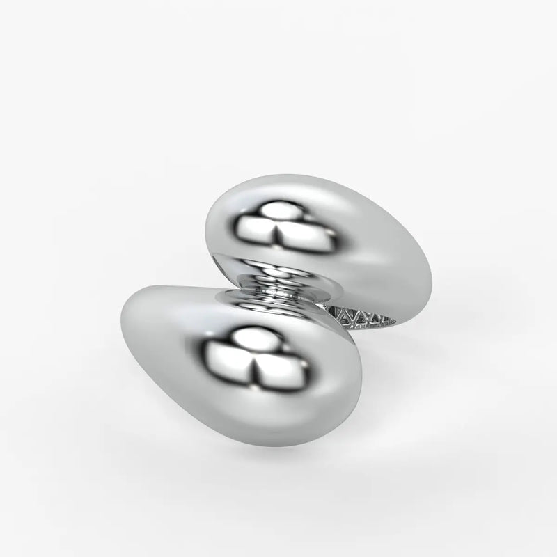 Double Disc Wrap Ladies Ring