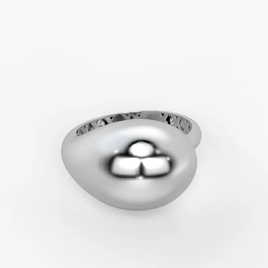 Fluid Wave Fashion Ladies Ring