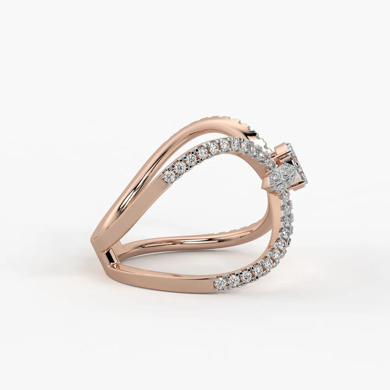Infinity Crossover Ladies Ring