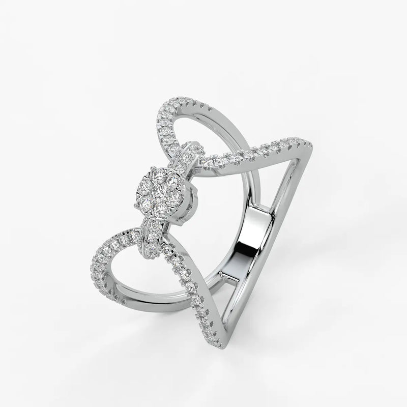Infinity Crossover Ladies Ring
