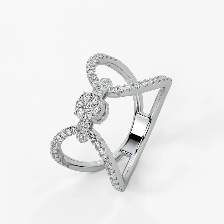 Infinity Crossover Ladies Ring