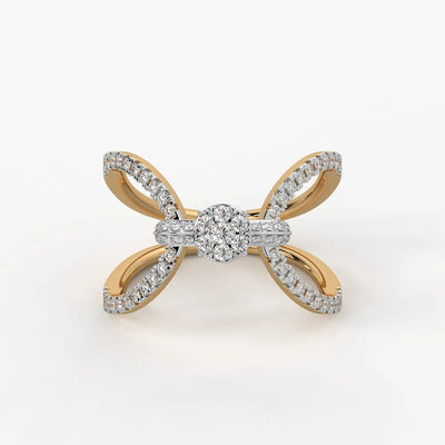 Infinity Crossover Ladies Ring