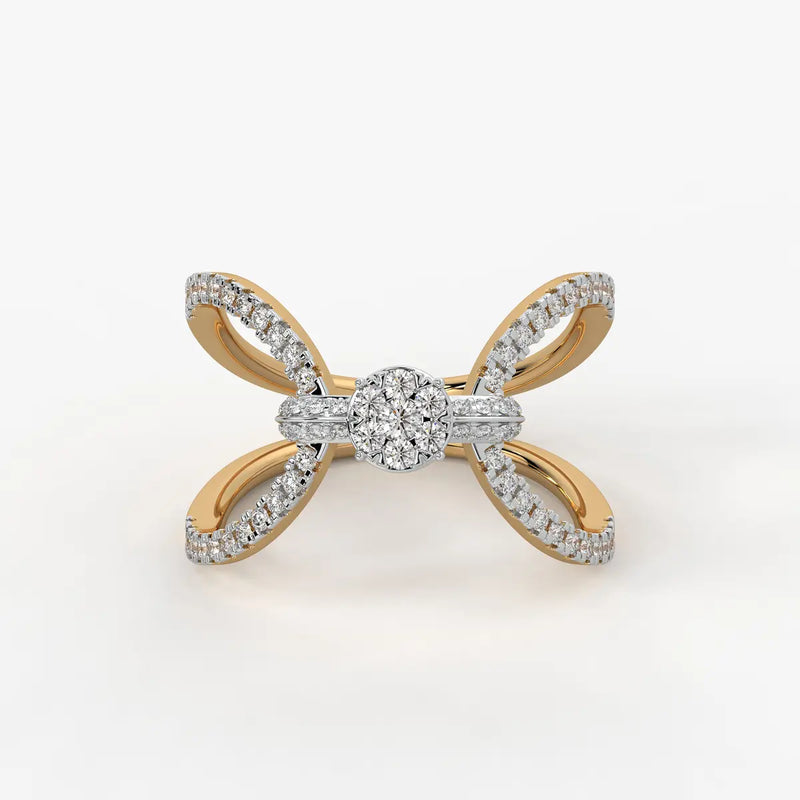 Infinity Crossover Ladies Ring