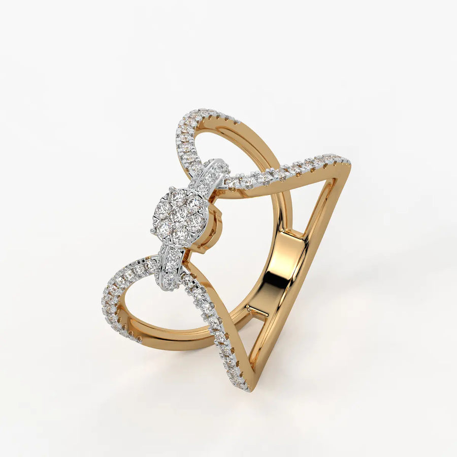 Infinity Crossover Ladies Ring