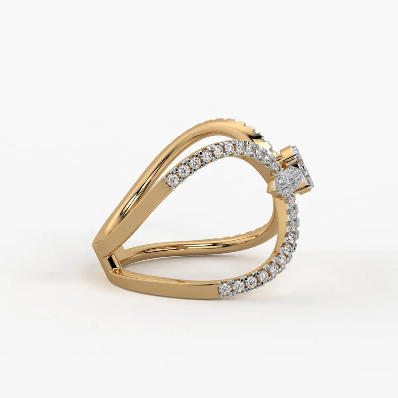 Infinity Crossover Ladies Ring