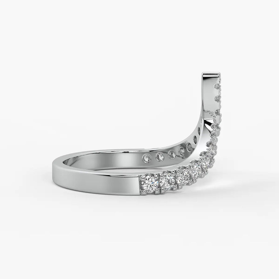 Chevron Wrap Ladies Ring
