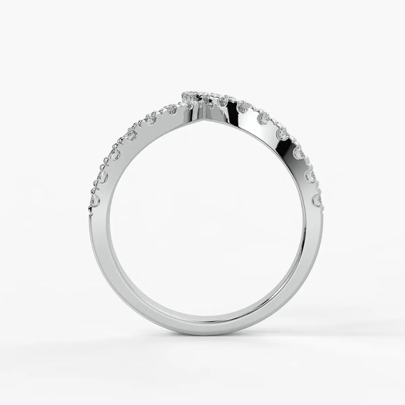 Chevron Wrap Ladies Ring
