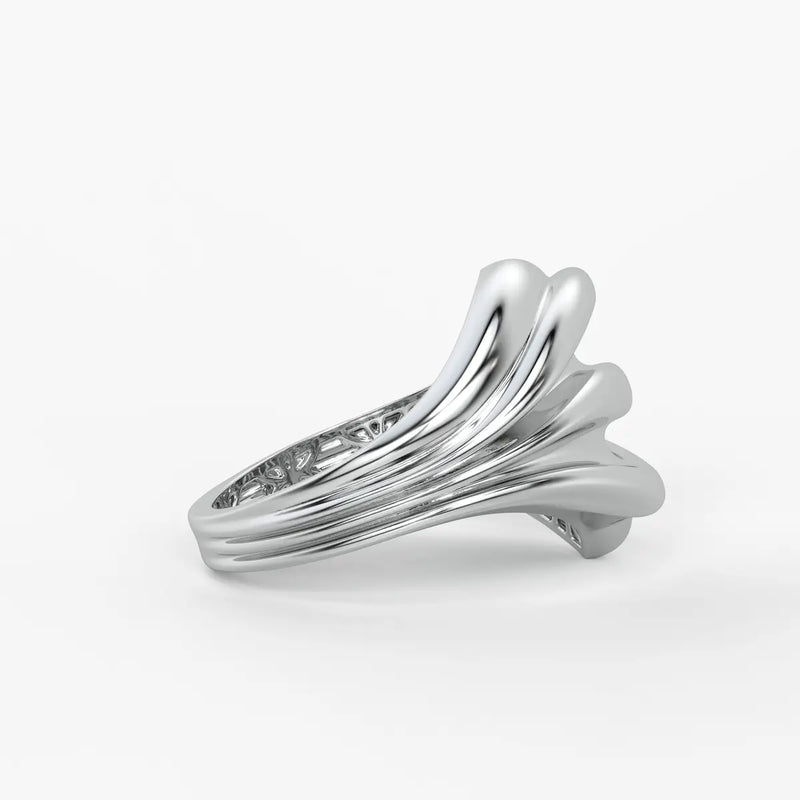 Flow Wave Statement Ladies Ring