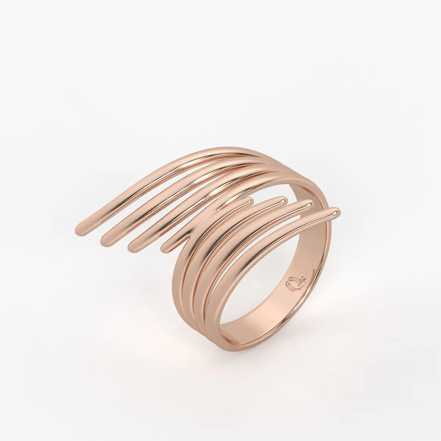 Flow Curve Statement Ladies Ring