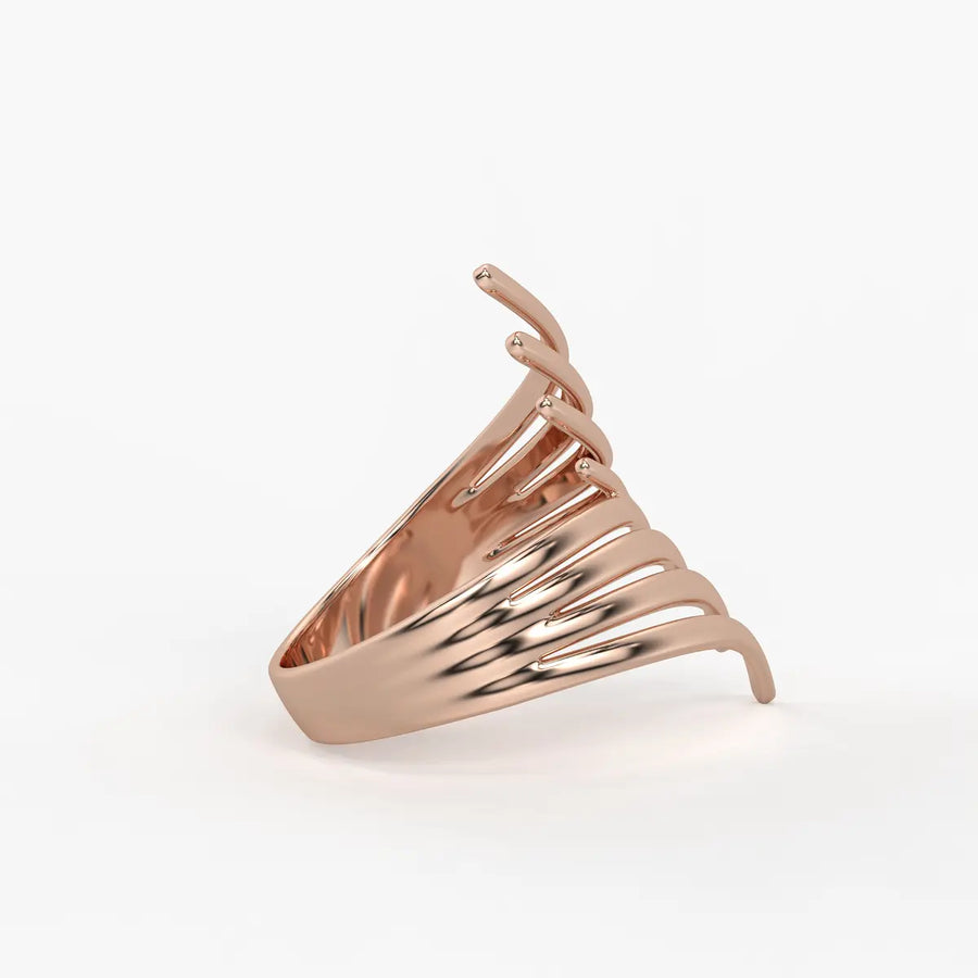 Flow Curve Statement Ladies Ring