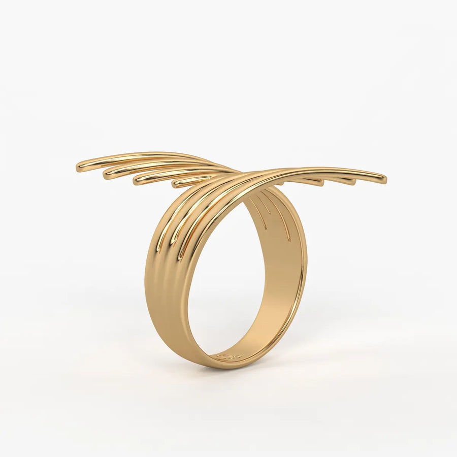 Flow Curve Statement Ladies Ring