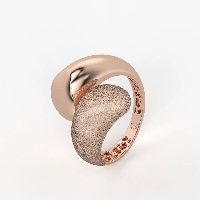 Lunexa Twin Form Contemporary Ring