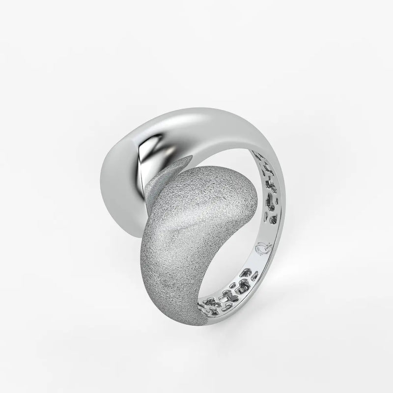 Lunexa Twin Form Contemporary Ring