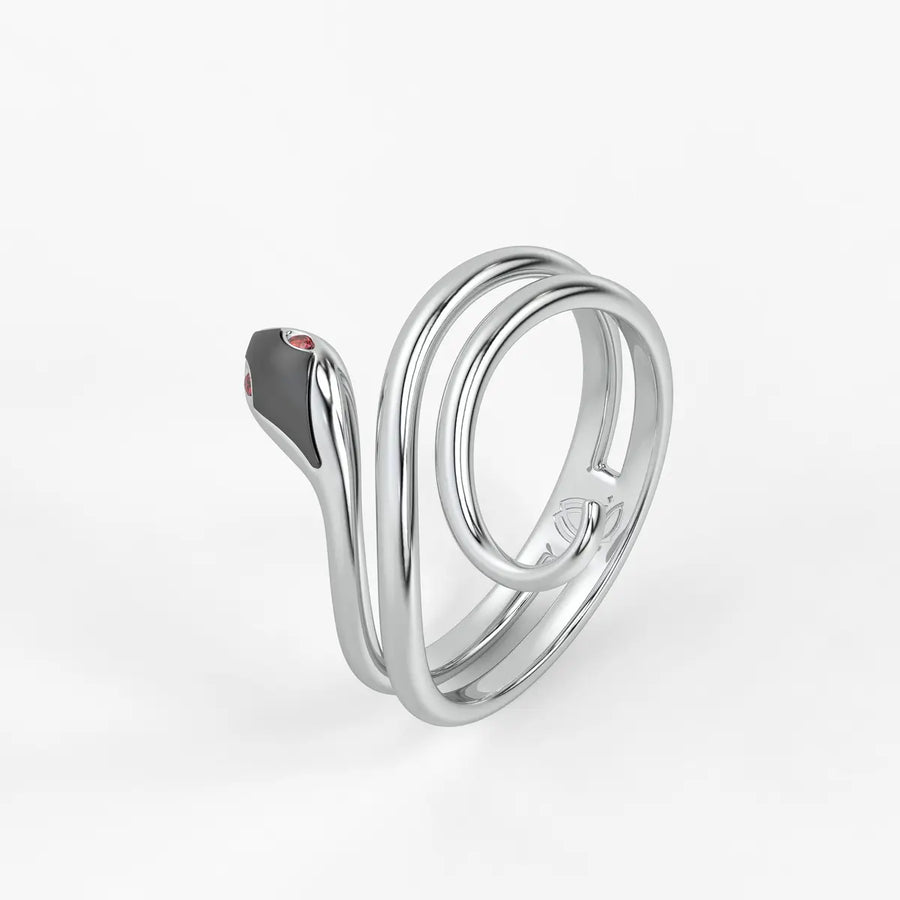 Serpelle Twist Snake Statement Ring