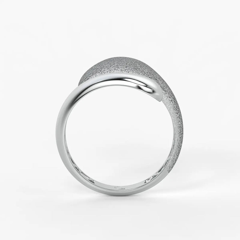 Elowen Textured Dome Designer Ring