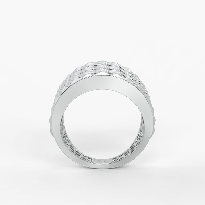 Rivet Stack Statement Ladies Ring