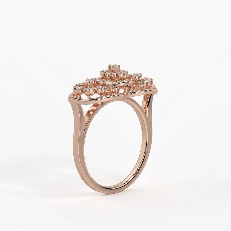 Velmora Leaflet Diamond Ring