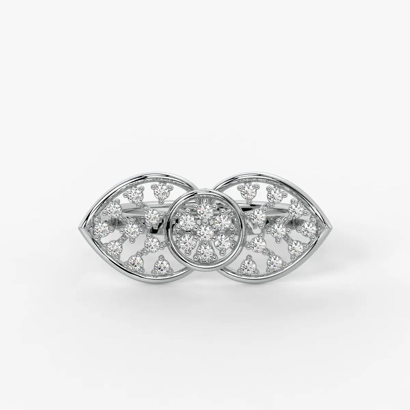 Velmora Leaflet Diamond Ring