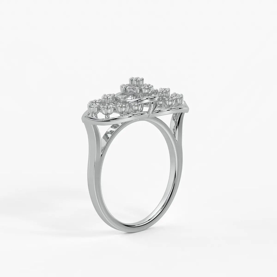 Velmora Leaflet Diamond Ring