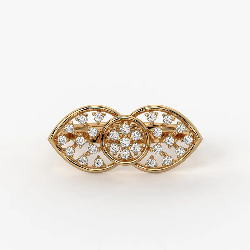 Velmora Leaflet Diamond Ring