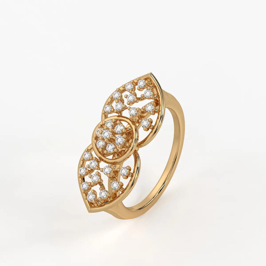 Velmora Leaflet Diamond Ring