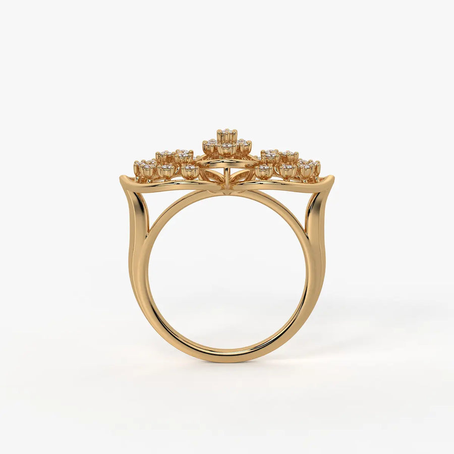 Velmora Leaflet Diamond Ring