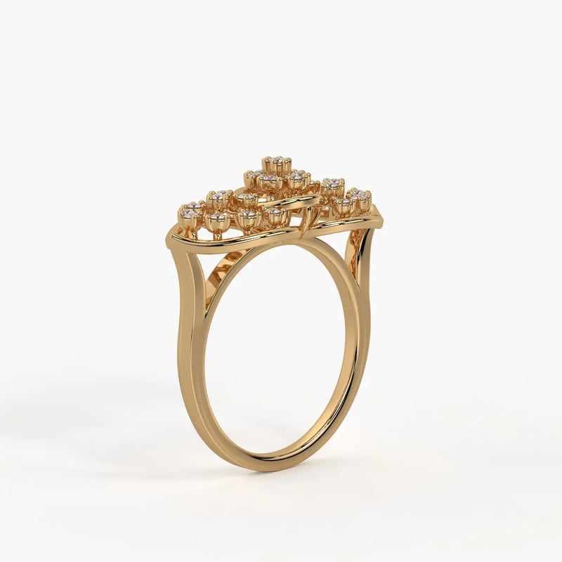 Velmora Leaflet Diamond Ring