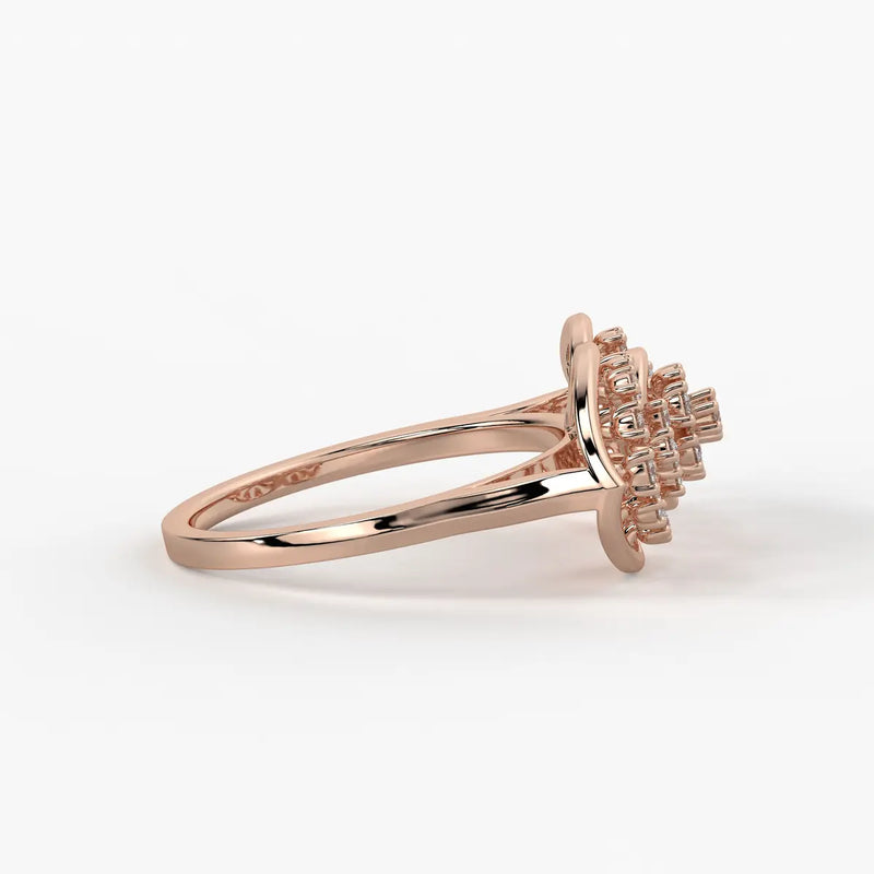Velmora Leaflet Diamond Ring