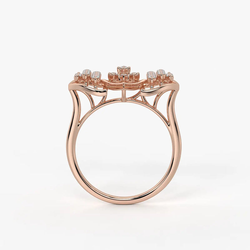 Ornixa Dual Arc Diamond Statement Ring