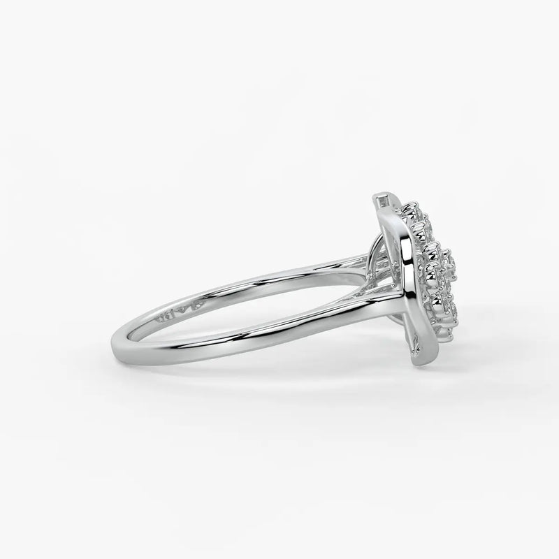 Ornixa Dual Arc Diamond Statement Ring