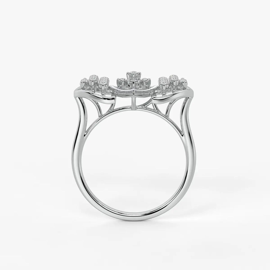 Ornixa Dual Arc Diamond Statement Ring
