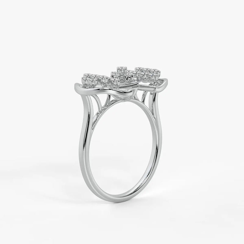 Ornixa Dual Arc Diamond Statement Ring