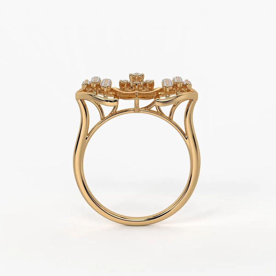 Ornixa Dual Arc Diamond Statement Ring