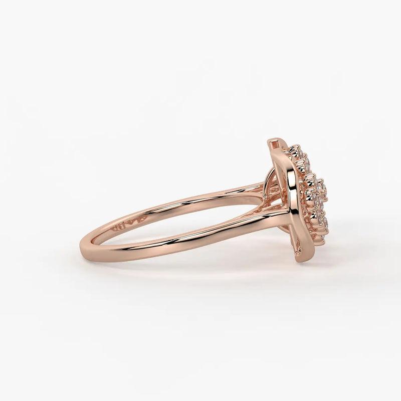 Ornixa Dual Arc Diamond Statement Ring