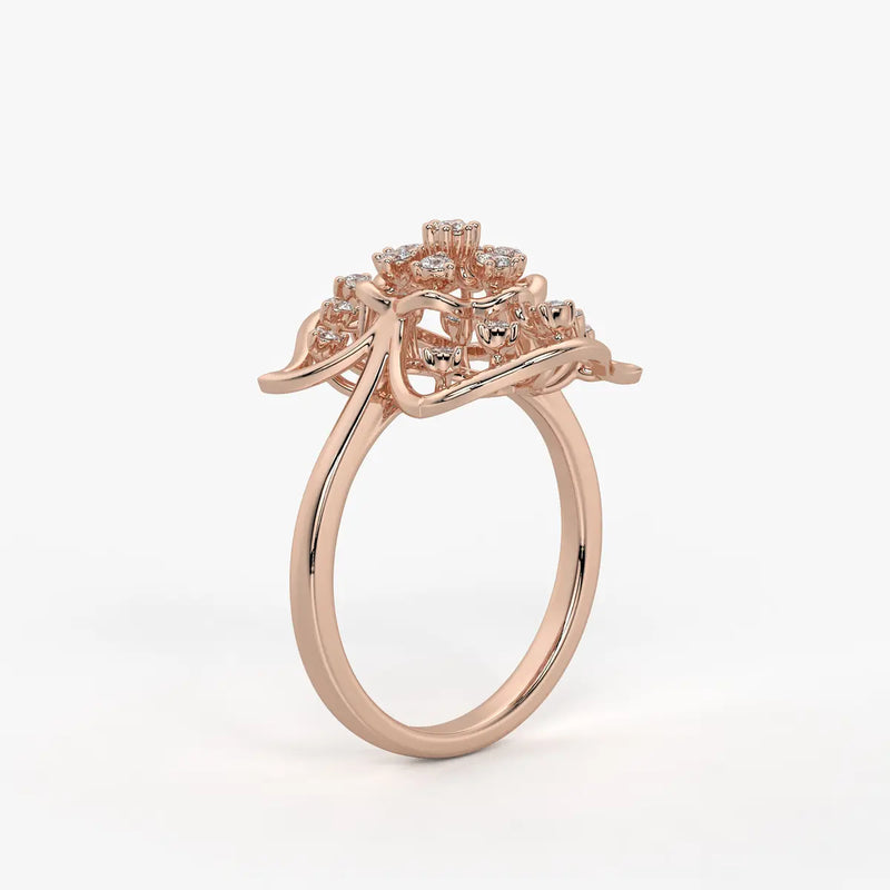 Florique Radiant Bloom Diamond Ring