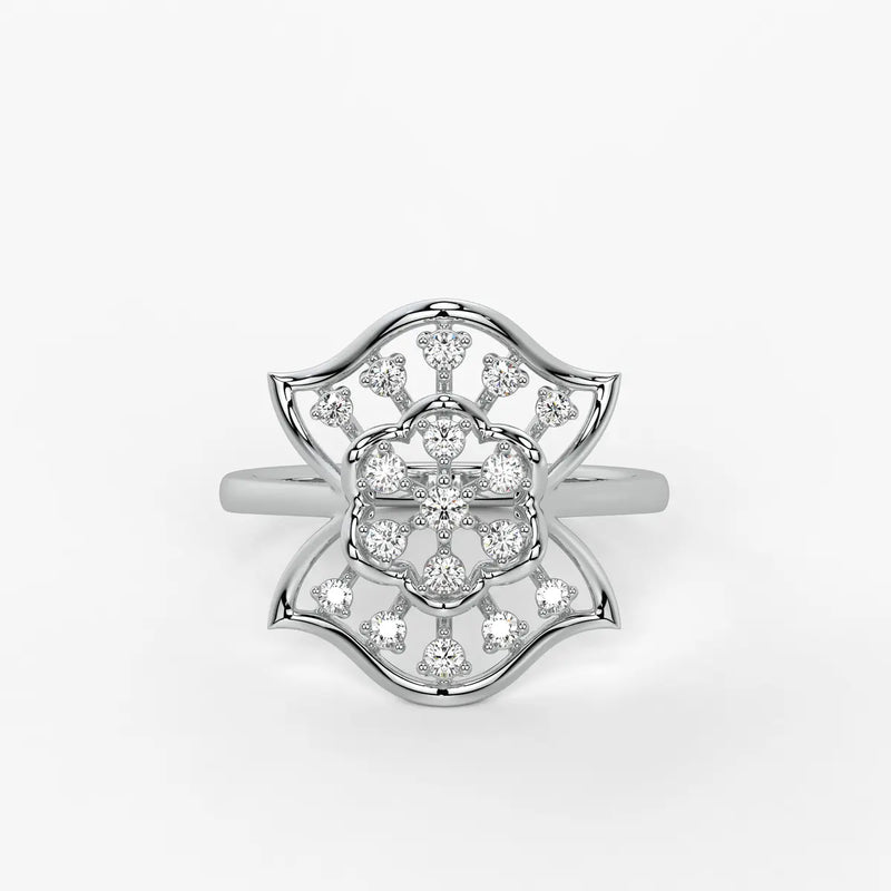 Florique Radiant Bloom Diamond Ring