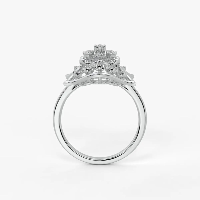 Florique Radiant Bloom Diamond Ring