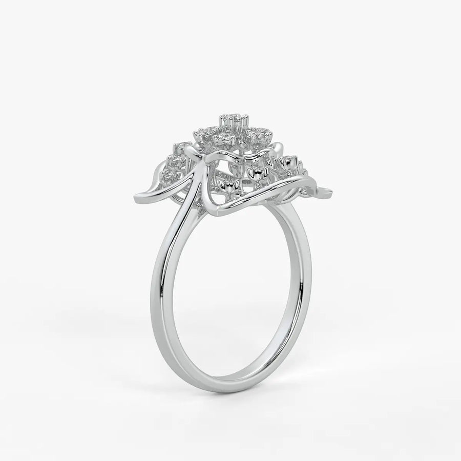 Florique Radiant Bloom Diamond Ring