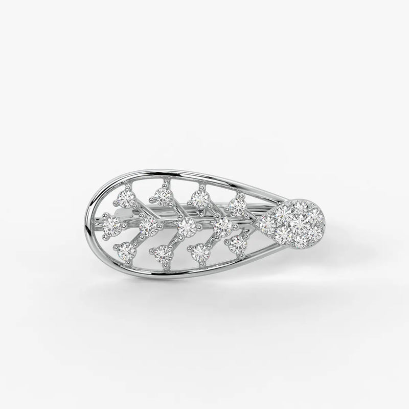 Elowen Leafdrop Diamond Statement Ring