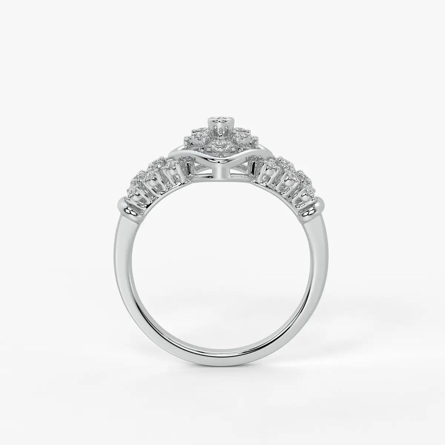 Averelle Lattice Bloom Diamond Ring