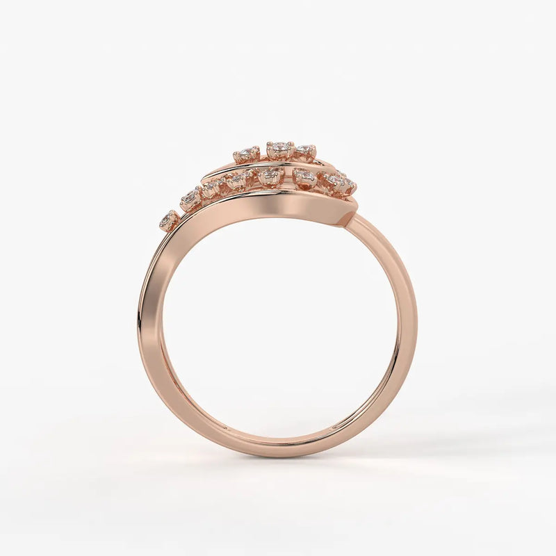Aurevia Bloom Teardrop Diamond Ring