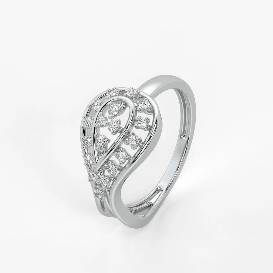Aurevia Bloom Teardrop Diamond Ring