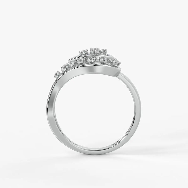 Aurevia Bloom Teardrop Diamond Ring